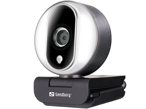 EAN 5705730134128 - Sandberg 134-12 cámara web 2 MP 1920 x 1080 Pixeles USB 2.0 Negro, Plata imagen 1