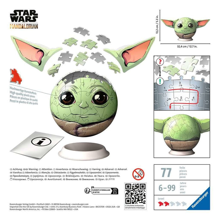 Puzzle Ravensburger 3d Puzzel-Ball Mandalorian 11556