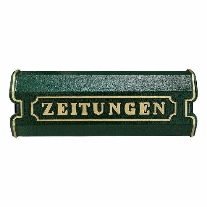 Burg-Wächter 1890 Gr Zeitungsrolle Gussaluminium Verde