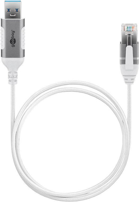 EAN 4040849743818 - Goobay 74381 cambiador de género para cable USB 3.0 type A RJ45 Blanco imagen 4