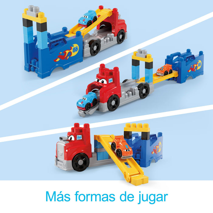 Camion De Carreras Y Construccion Mega Bloks 19pzs