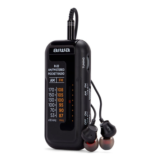 EAN 8435256896930 - Aiwa R-22BK radio Personal Analógica Negro imagen 2