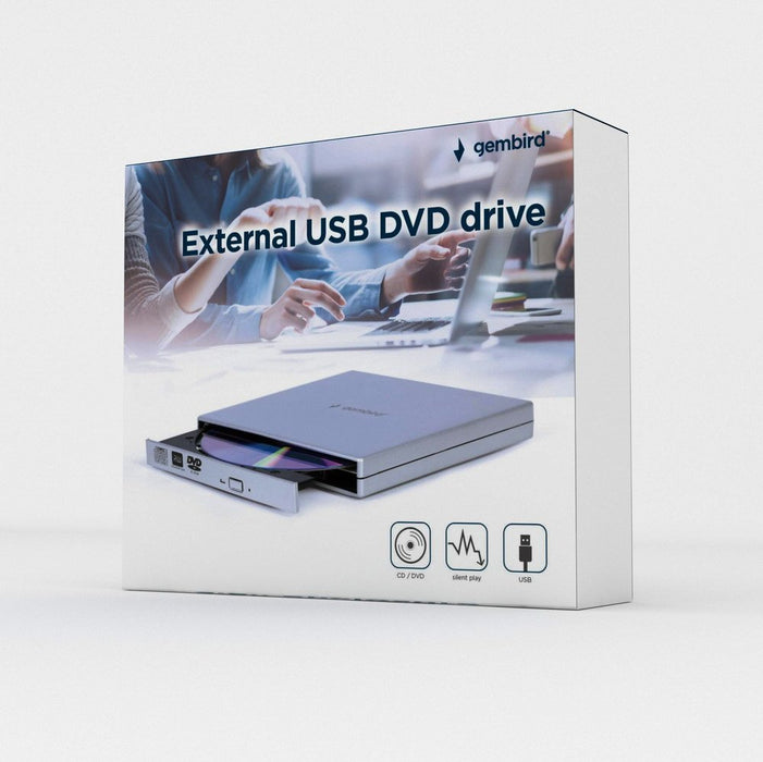 EAN 8716309115681 - Gembird DVD-USB-02-SV unidad de disco óptico DVD±RW Plata imagen 5