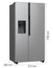 EAN 3838782837012 - Gorenje NRR9185ESXL nevera puerta lado a lado Independiente 566 L Gris imagen 10