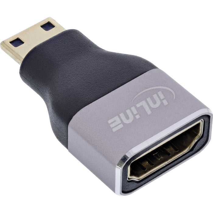 Inline® Hdmi Adapter, Hdmi A Hembra / Mini Hdmi C Male, 8k Uhd