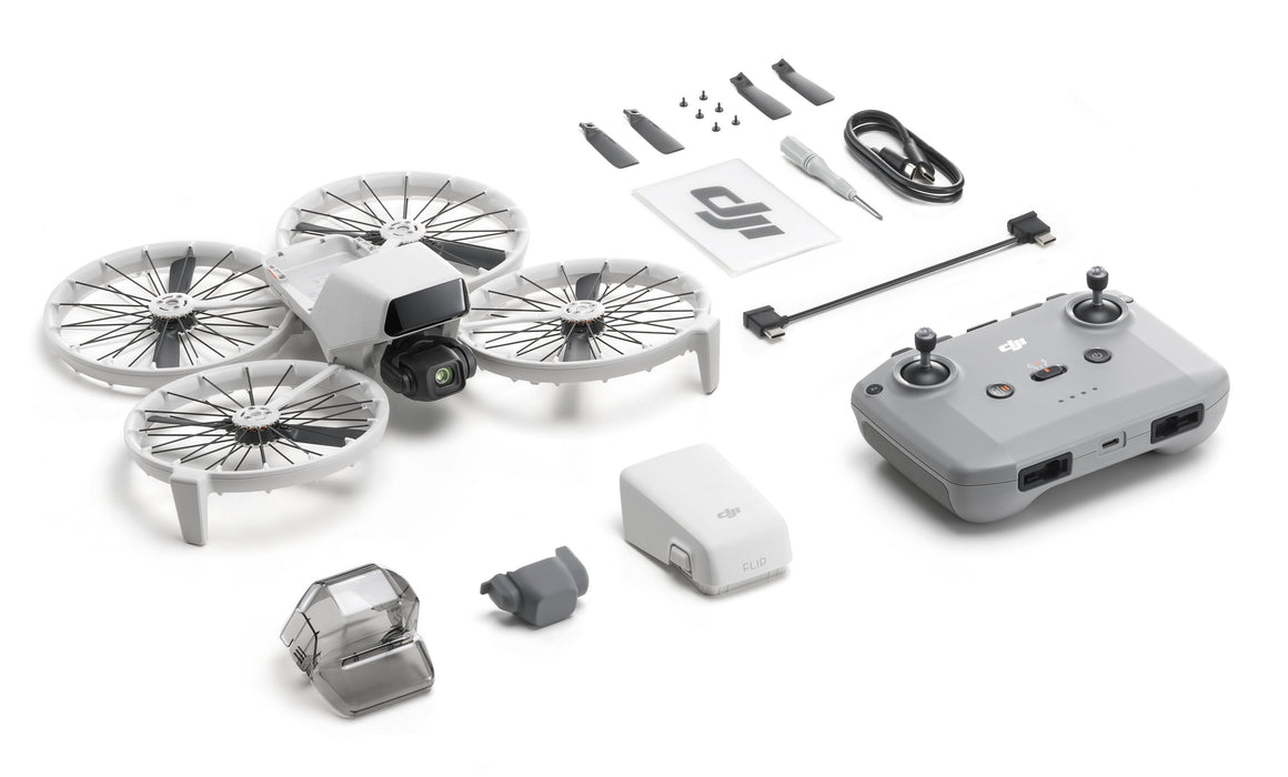 EAN 6941565992543 - DJI Flip 4 rotores Cuadricóptero 48 MP 3840 x 2160 Pixeles 3110 mAh Negro, Blanco imagen 1
