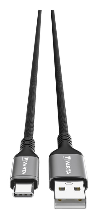 EAN 4008496066216 - Varta 57935 cable USB 2 m USB A USB C 5 Gbit/s 60 W Negro, Gris imagen 3