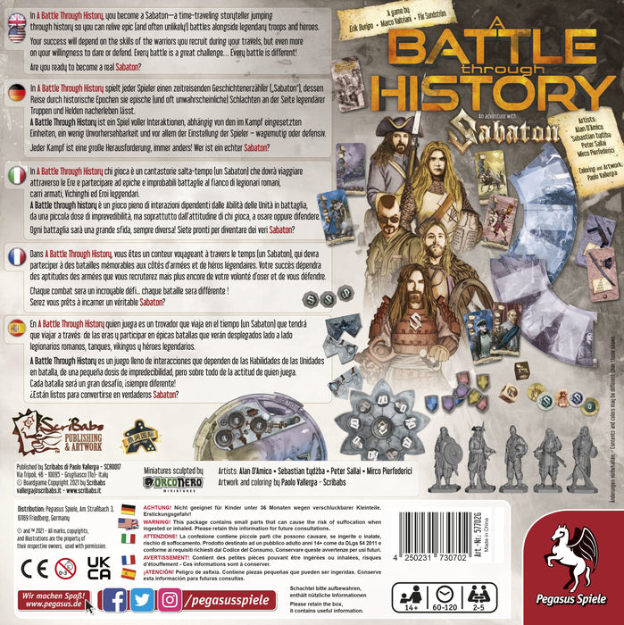 Pegasus A Battle Through History - Das Sabaton Brettspiel 57702g