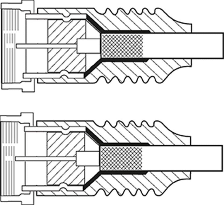 Sat Connection Cable, 100% Shielded, White, 2.5 M - F Plug <