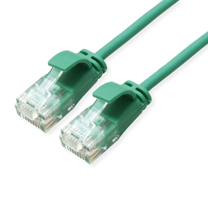 Roline Verde Utp Cable De Red Cat.6a (Class Ea), Lsoh, Slim, Grn, 0,5 M