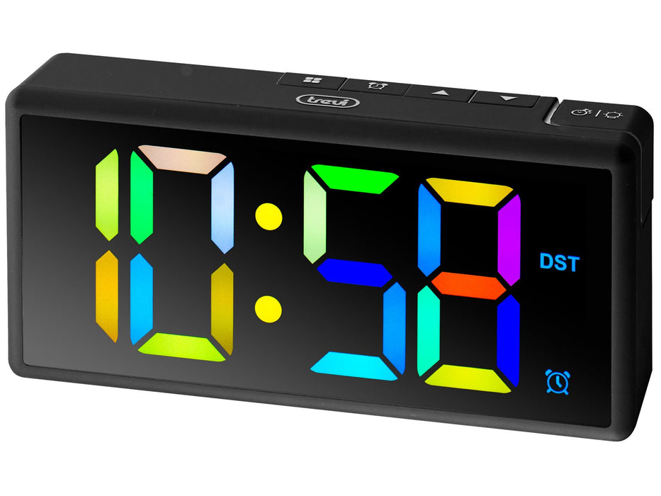 EAN 8011000039848 - Trevi 0088600 Reloj despertador digital Negro imagen 1
