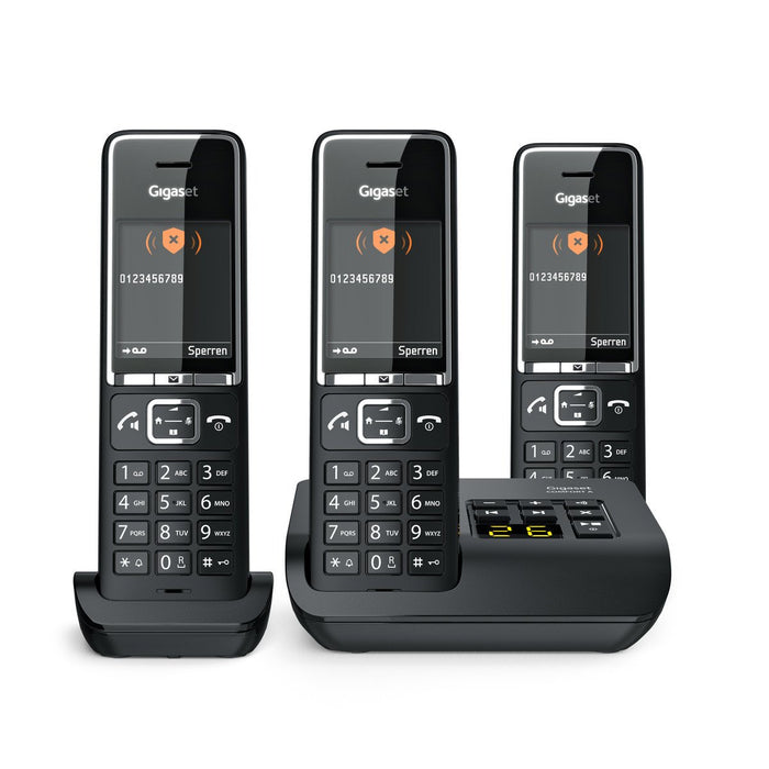 EAN 4250366865843 - Gigaset COMFORT 550A Teléfono analógico Identificador de llamadas Negro imagen 7