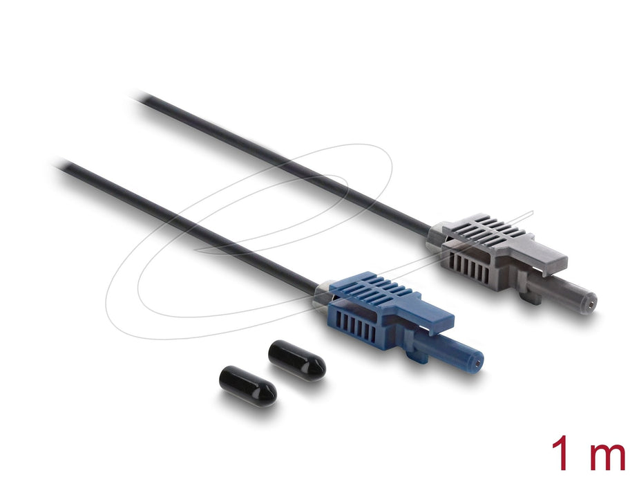 Delock Lwl Pof Kunststoff Cable Hfbr 4503-4513z Simplex Stecker Zu Simplex Stecker 1 M