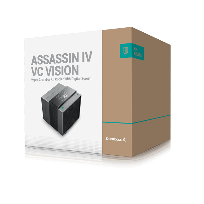 EAN 6933412729136 - DeepCool ASSASSIN IV VC VISION Procesador Refrigerador de aire 120/140 mm Negro 1 pieza(s) imagen 11