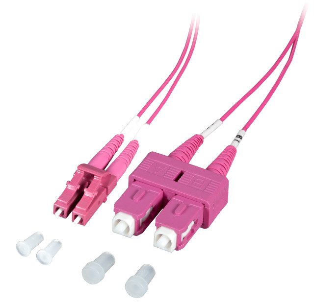 Efb Duplex Cable De Red Lc-Sc Om4 2m Lszh 1,2mm Erikaviolett