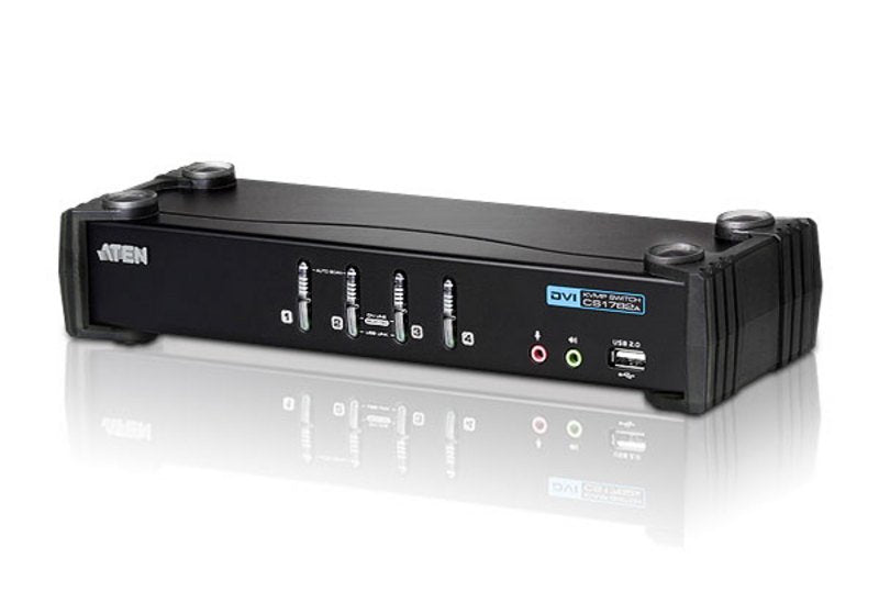 EAN 0672792001987 - ATEN CS1764A interruptor KVM Negro imagen 1