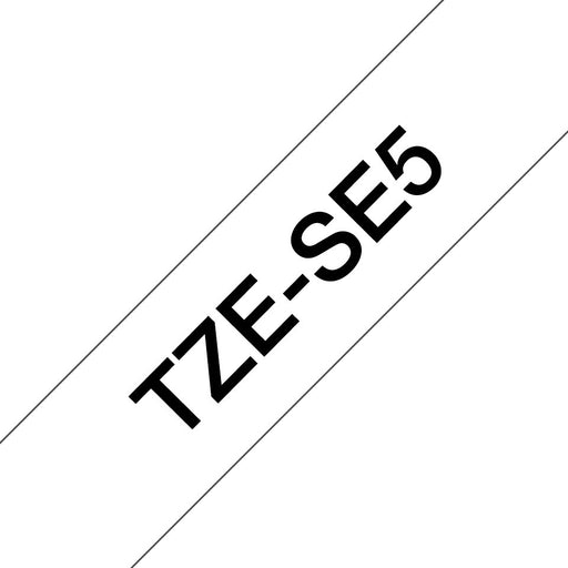 EAN 4977766766869 - Brother TZE-SE5 cinta para impresora de etiquetas Negro sobre blanco TZ/TZe imagen 2