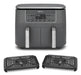 EAN 0622356322690 - Ninja DZ300EU freidora Doble 7,6 L Independiente 2400 W Freidora de aire caliente Gris imagen 3