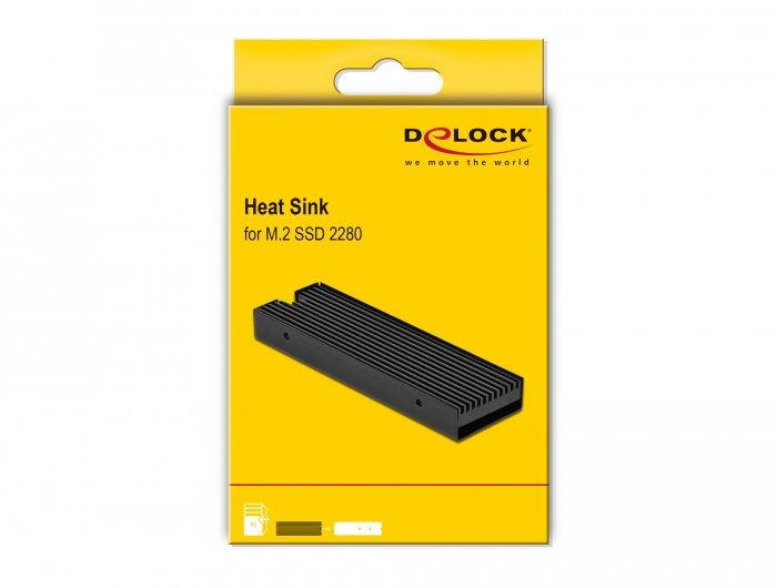 EAN 4043619183531 - DeLOCK 18353 sistema de refrigeración para ordenador Unidad de estado sólido Disipador térmico/Radiador 1 imagen 4