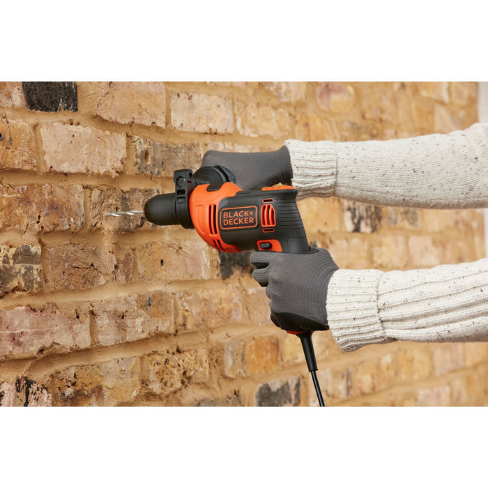 EAN 5035048681268 - Black & Decker BEH710-QS taladro 2800 RPM Negro, Naranja imagen 4