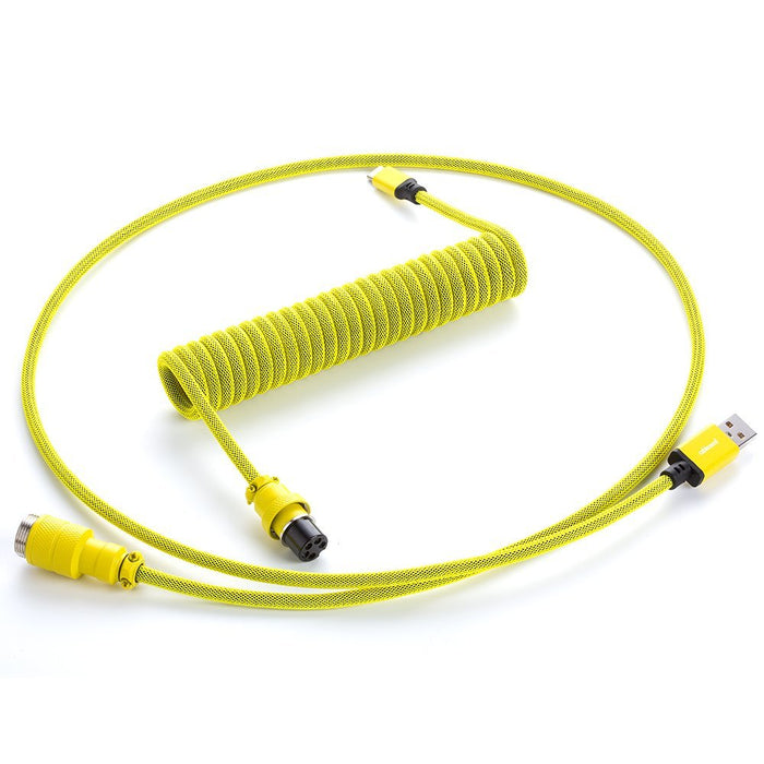 Cablemod Pro Coiled Keyboard Cable Usb-C A Usb Tipo A, Dominator Amarillo - 150cm