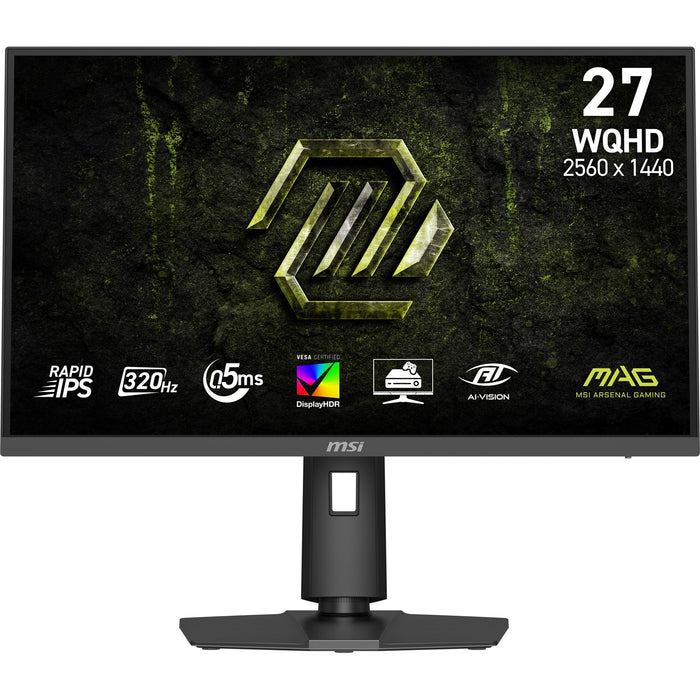 Monitor  Msi Mag 274qpf X32 27" Rapid Ips Wqhd 320hz 0.5ms Hdmi2.1x2 Dp Pivot