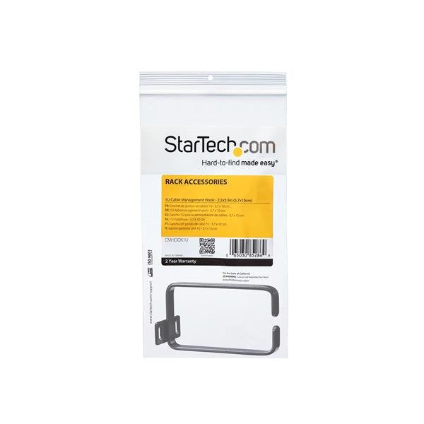EAN 0065030852869 - StarTech.com CMHOOK1U accesorio de bastidor Anillo organizador de cables imagen 5
