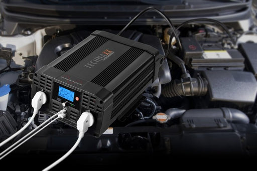 EAN 4260358124544 - Technaxx TE22 adaptador e inversor de corriente Auto 2000 W Negro imagen 2