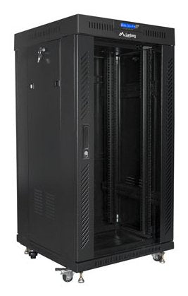EAN 5901969441239 - Lanberg FF01-6622-12BL armario rack 22U Rack o bastidor independiente Negro imagen 3