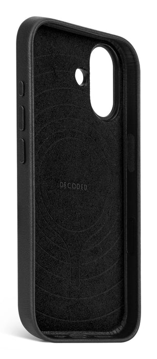 Decoded Leather Backcover Iphone 17 Black