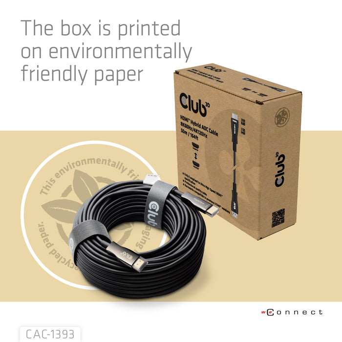 EAN 8719214473464 - CLUB3D CAC-1393 cable HDMI 50 m HDMI tipo A (Estándar) Negro imagen 10