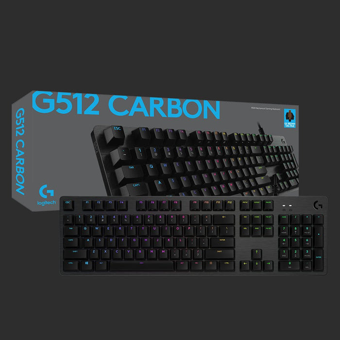 EAN 5099206086111 - Logitech G G512 teclado Juego USB QWERTZ Suizo Carbono imagen 8