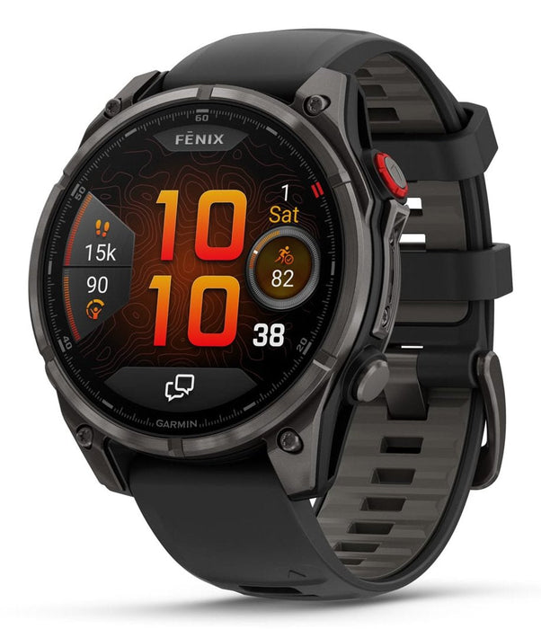 Smartwatch  Garmin Fenix 8 Pro 3,56 Cm (1.4") Amoled 47 Mm Digital 454 X 454 Pixeles Pantalla Táctil Gris Wifi Gps (Satélite)
