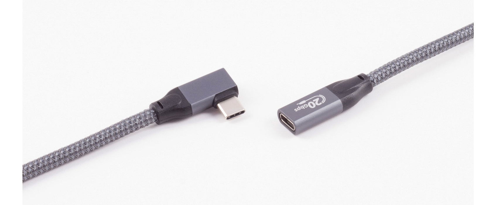 Shiverpeaks Usb-C Verlängerungscable 3.2 90° Pro 0,25m