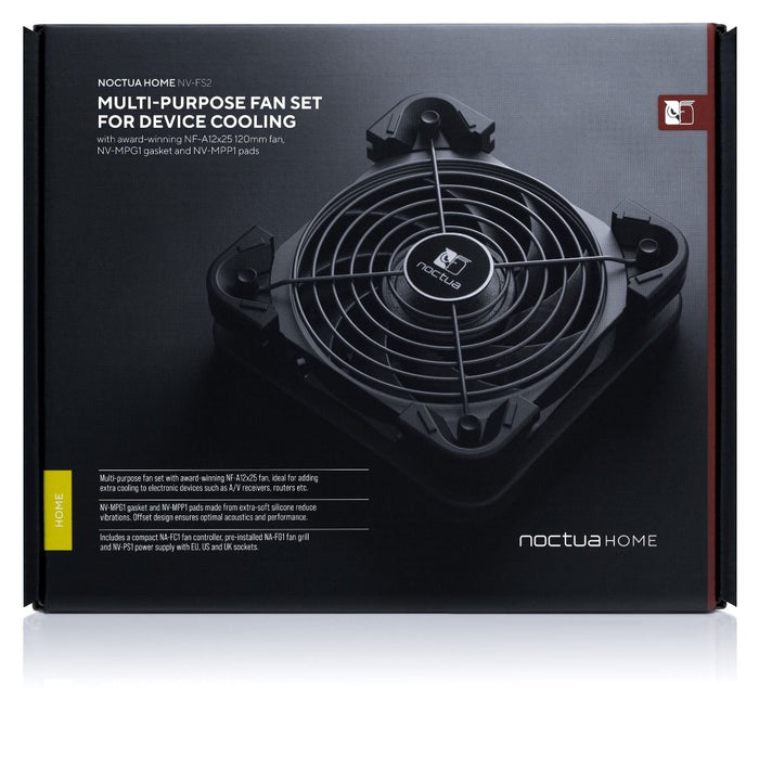 EAN 9010018900217 - Noctua NV-FS2 sistema de refrigeración para ordenador Ventilador 12 cm Negro 1 pieza(s) imagen 7