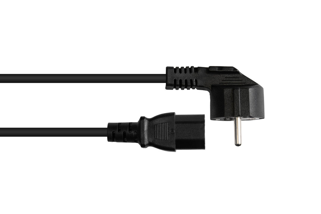 Good Connections Schutzkontakt-M. Gew. An C15 Negro 5m