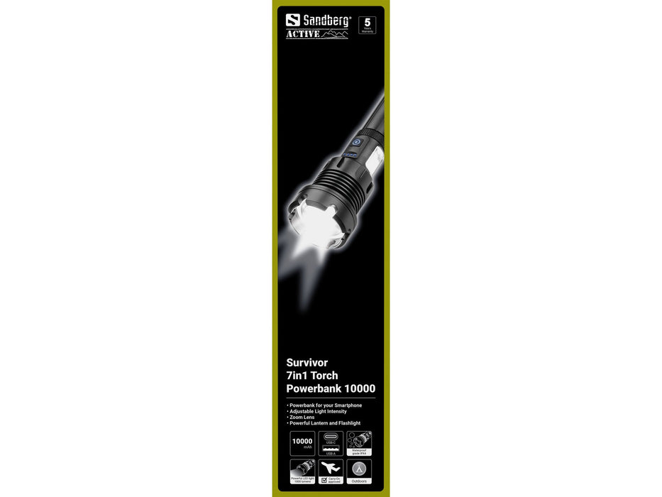 EAN 5705730421099 - Sandberg Survivor 7in1 Torch Powerbank 10000 imagen 5