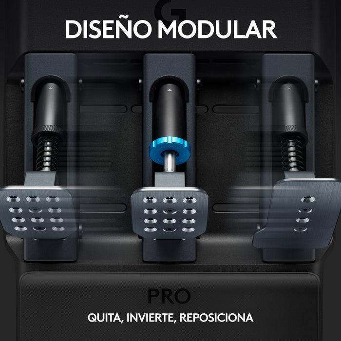 Logitech G Pro Racing Pedals Pedales Cableado Para Pc Microsoft Xbox One Microsoft Xbox Series S Microsoft Xbox Series X Sony Playstation 4 Sony Playstation 5
