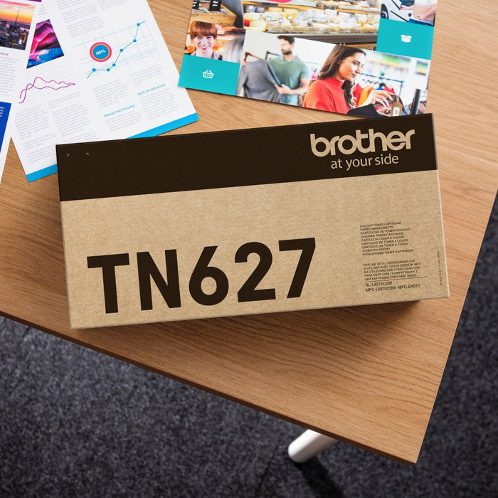 EAN 4977766843645 - Brother TN-627C cartucho de tóner 1 pieza(s) Original Cian imagen 3