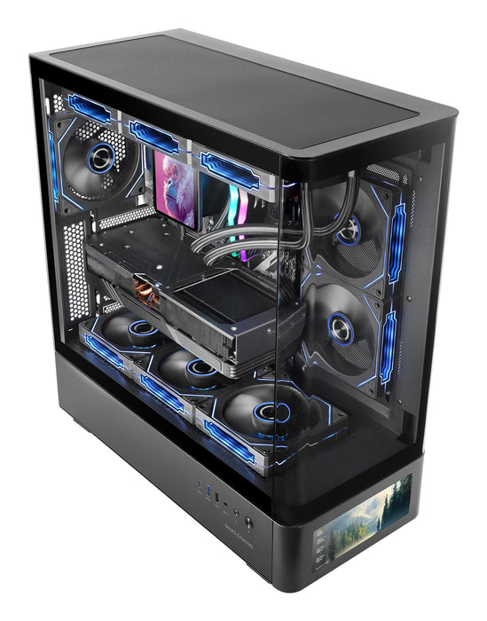 EAN 8435693112709 - Mars Gaming MCLCDPRO carcasa de ordenador Midi Tower Negro imagen 2