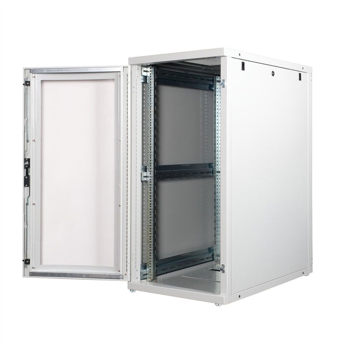 Roline 19-Zoll Serverschrank Pro 26 He, 600x1000 Bxt Grau Plexiglas
