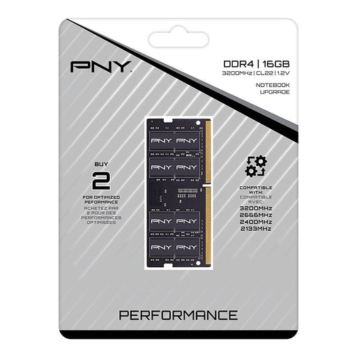 EAN 3536403391157 - PNY Performance módulo de memoria 16 GB 1 x 16 GB DDR4 260-pin SO-DIMM imagen 2