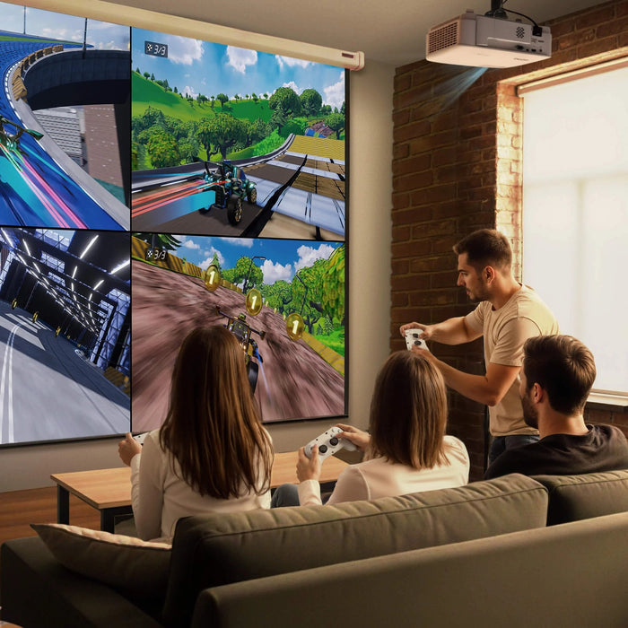 Proyector  Benq Th575i Doméstico 1080p, 3800lm, Google Tv Dongle Con Licencia Incluido, 16,7ms Baja Latencia Gaming, Corrección Vertical Automática, Zoom Óptico 1,1x, Modo Deportes