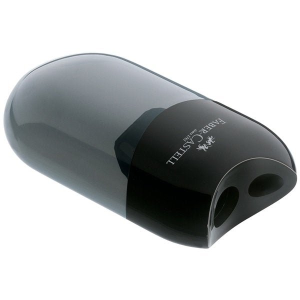 EAN 6933256608062 - Faber-Castell 183500 sacapuntas Sacapuntas manual Negro, Transparente imagen 2
