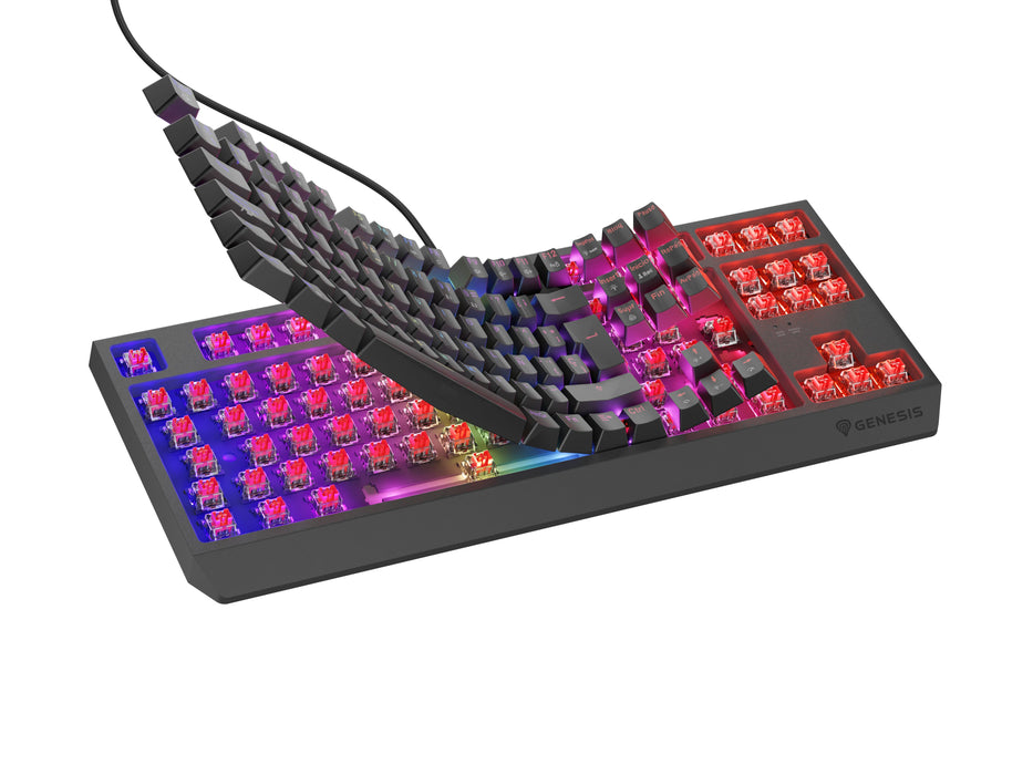 EAN 5901969445008 - GENESIS Thor 230 TKL teclado Juego USB QWERTY Español Negro imagen 4