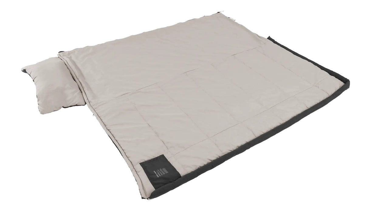 Outwell Contour Prime Sleeping Bag, Left Zipper, Dark Grey