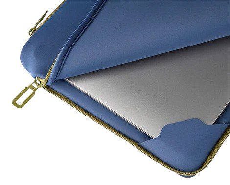 Tucano Doppio Neopren Sleeve Für Macbook Pro 14"", Blau, Bfdop1314-B