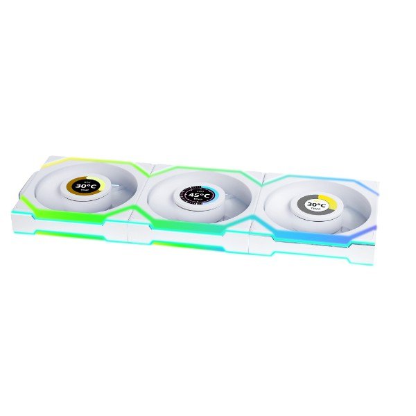 EAN 4718466016843 - Lian Li UNI FAN SL Wireless LCD 120 Reverse Blade Carcasa del ordenador Ventilador 12 cm Blanco 3 pieza(s imagen 4