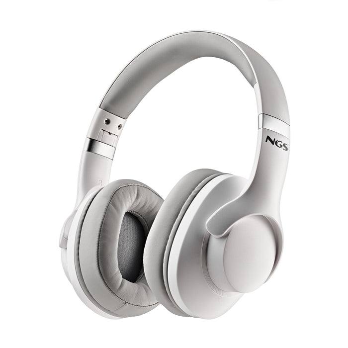 Auriculares Inalámbricos Ngs Artica Storm Con Micrófono Bluetooth Blancos
