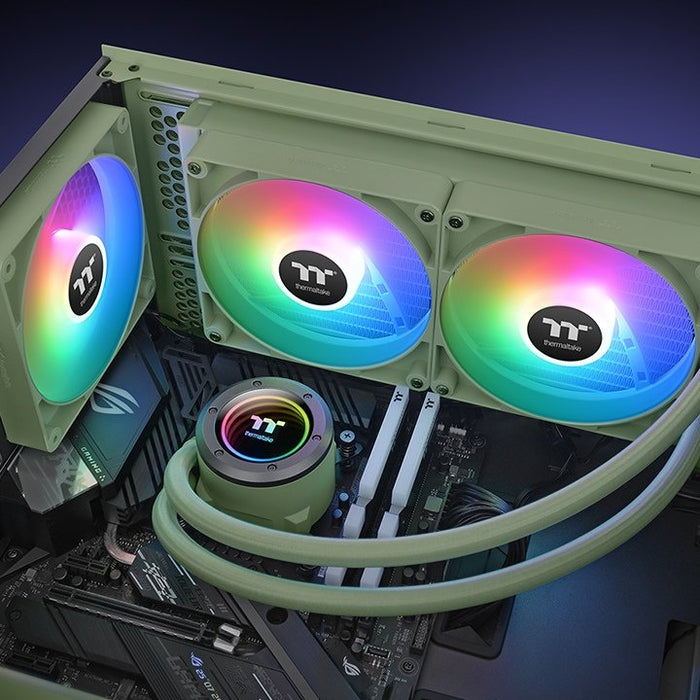 EAN 4711475640818 - Thermaltake TH280 V2 ARGB Placa base Kit de refrigeración líquida Verde 1 pieza(s) imagen 6